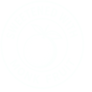 Sweetened with monk fruit